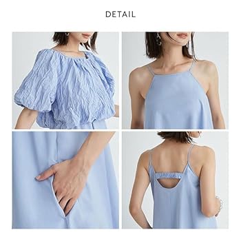 公式完売‼️ emmi ワッシャーフレアーワンピース ホワイト 1サイズ 51lwV-f4Y+L._UY350_.jpg